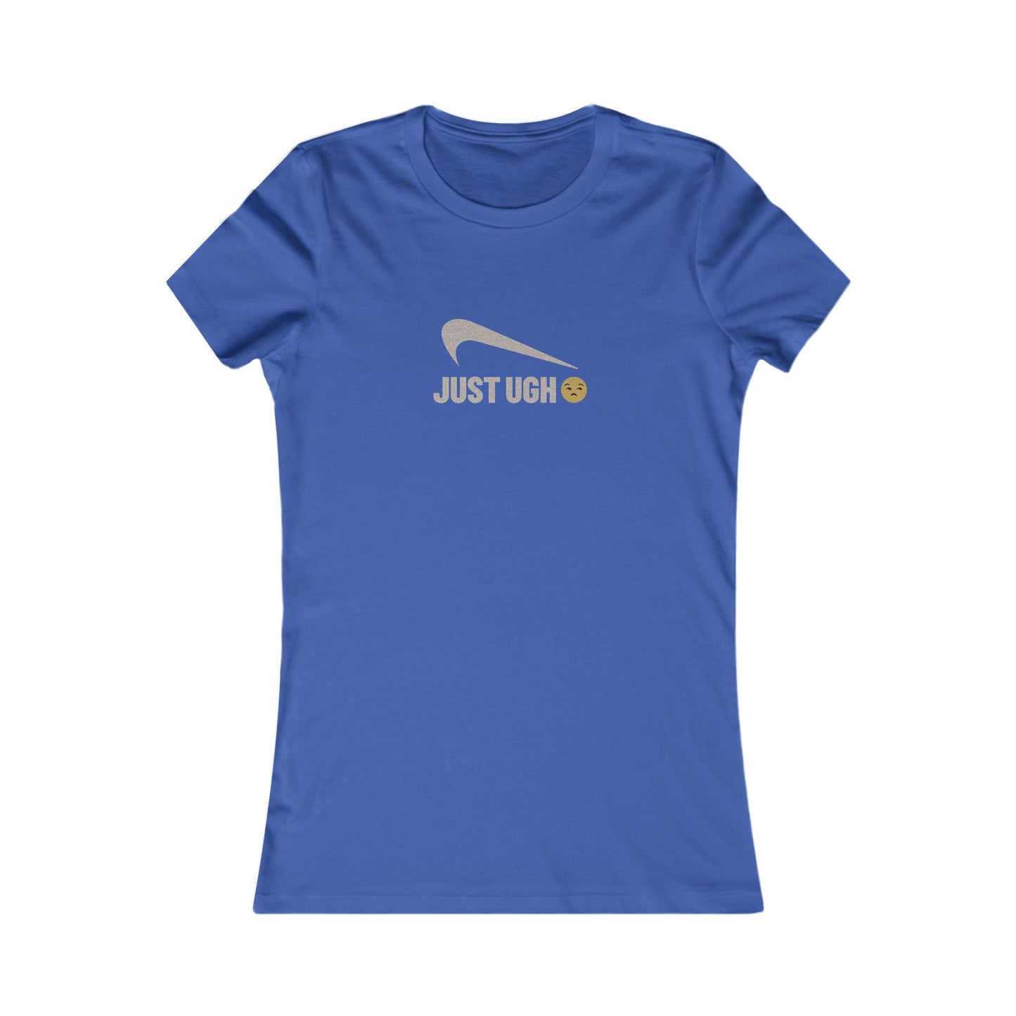 Just Ugh π Athletic Parody β Retro Workout Women's Tee (Dark)
