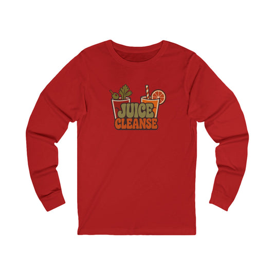 Juice Cleanse Liquid Diet — Boozy Brunch Retro Long Sleeve (Light)