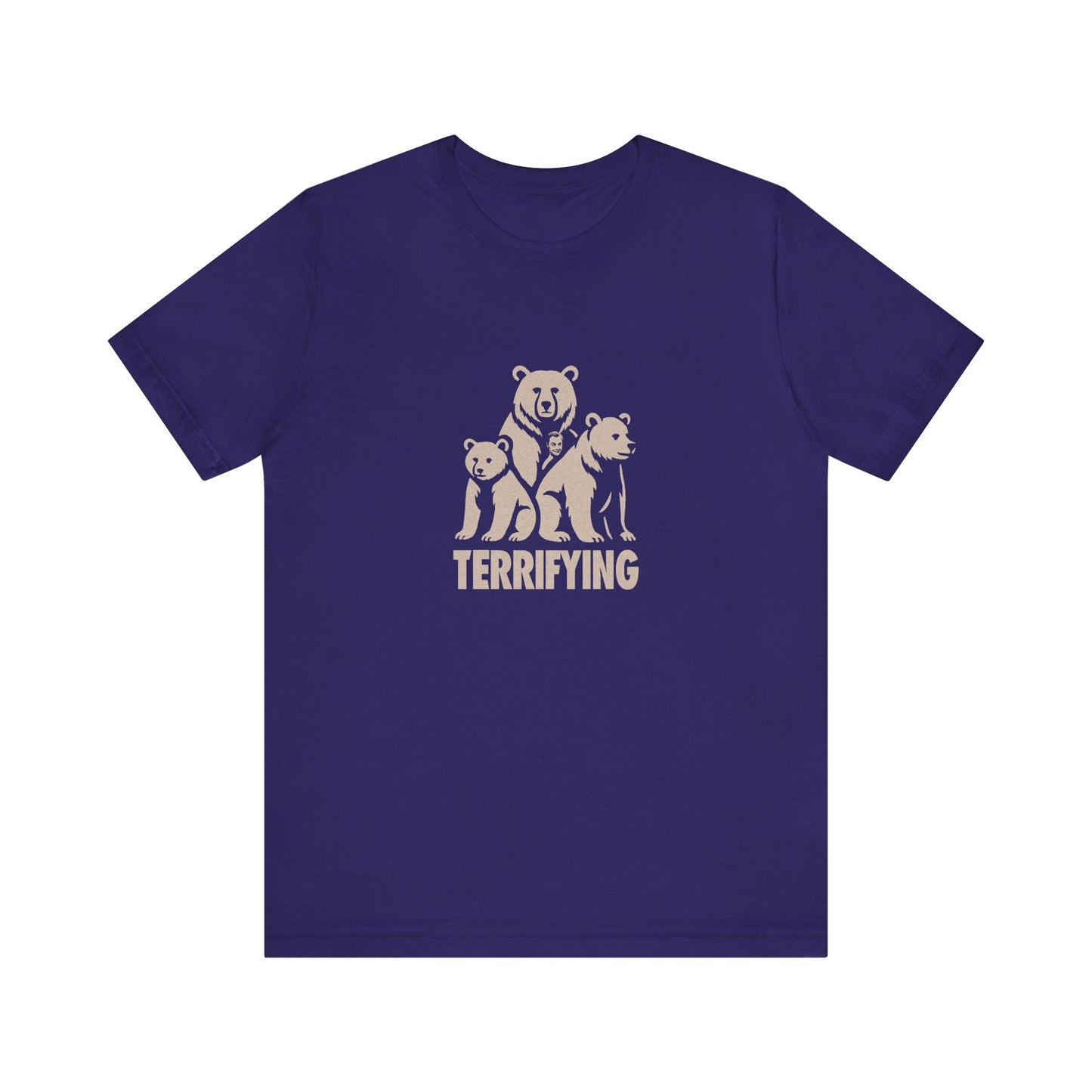 Bears Are Terrifying — Retro Silhouette Tee (Dark)