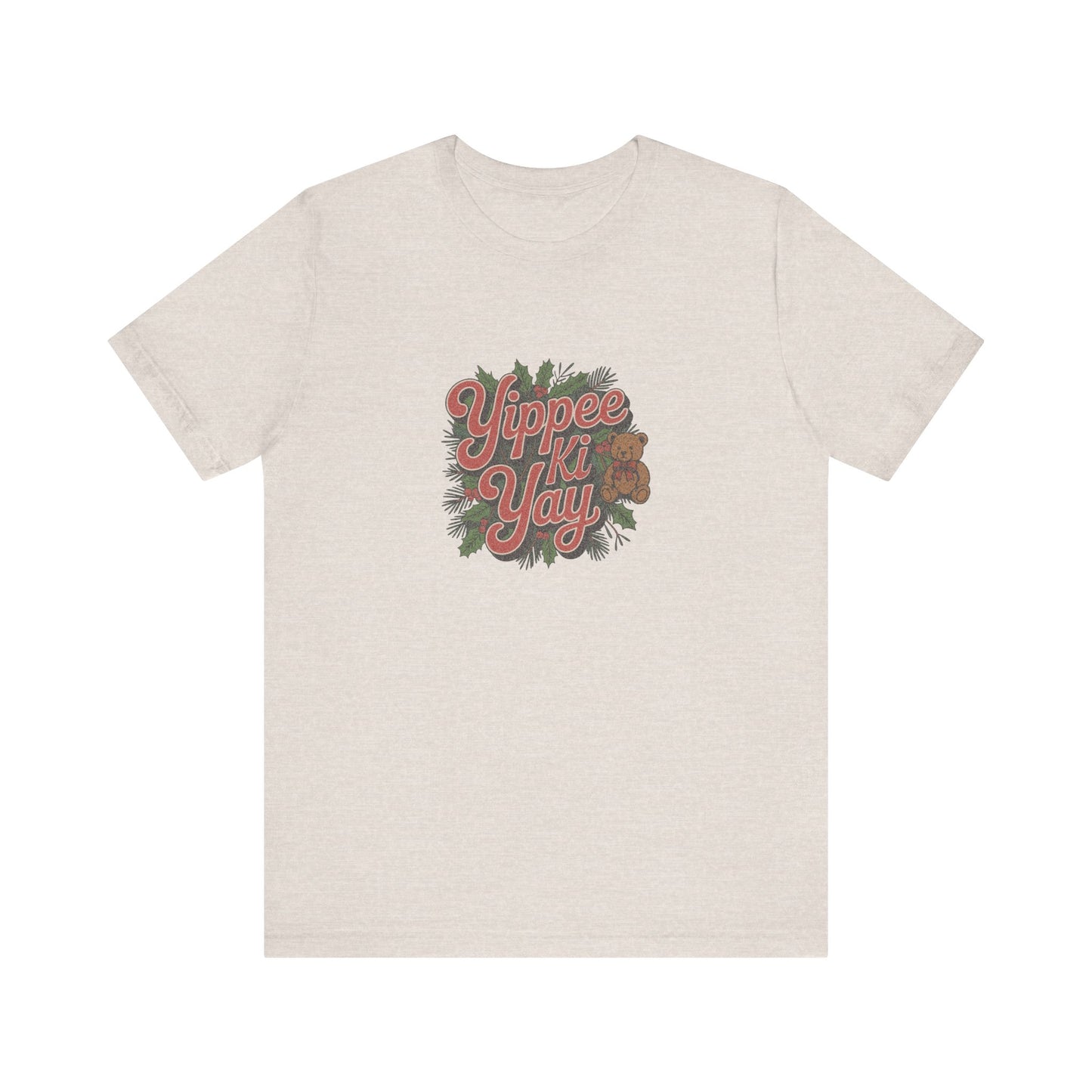 Yippee Ki Yay — Die Hard Retro Christmas Tee (Light)
