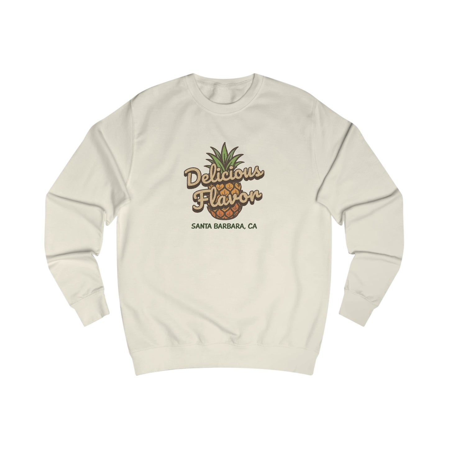 Delicious Flavor — Santa Barbara Pineapple Sweatshirt (Light)