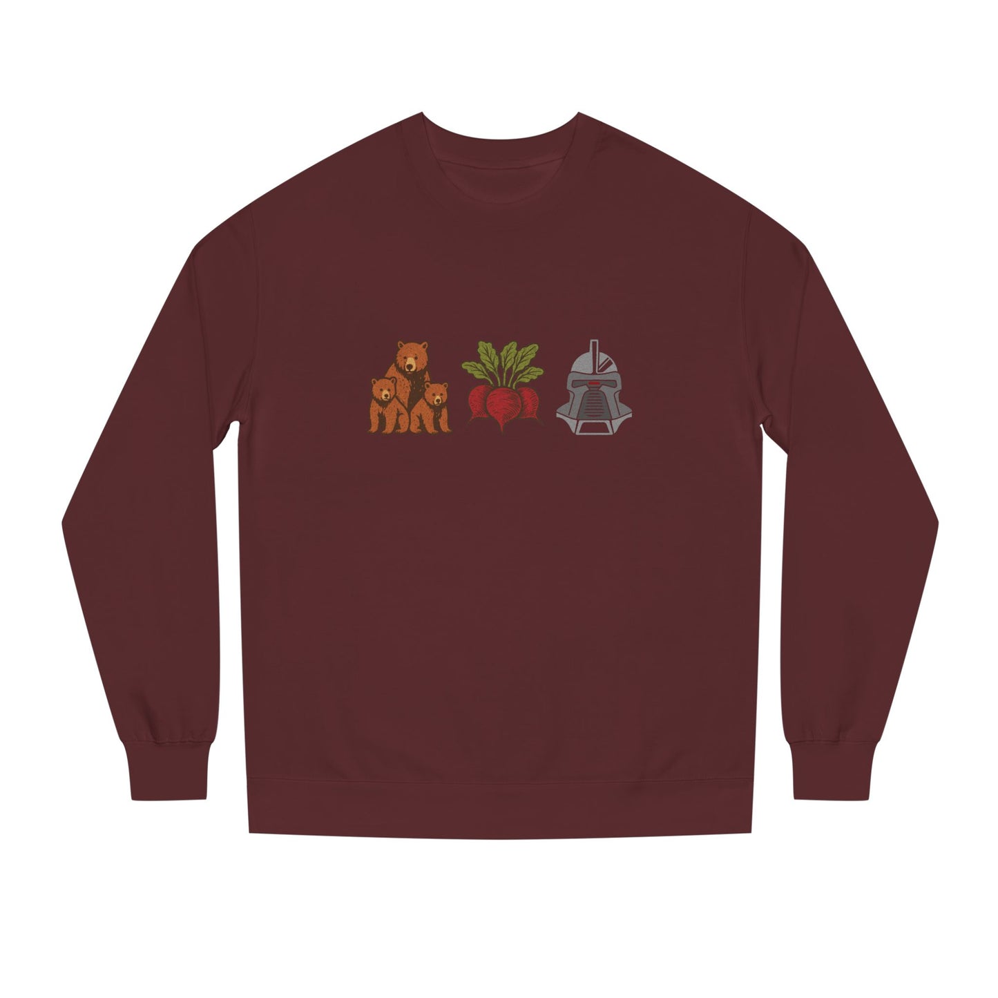 Bears, Beets, Battlestar (Icons) — Retro Sweatshirt (Dark)