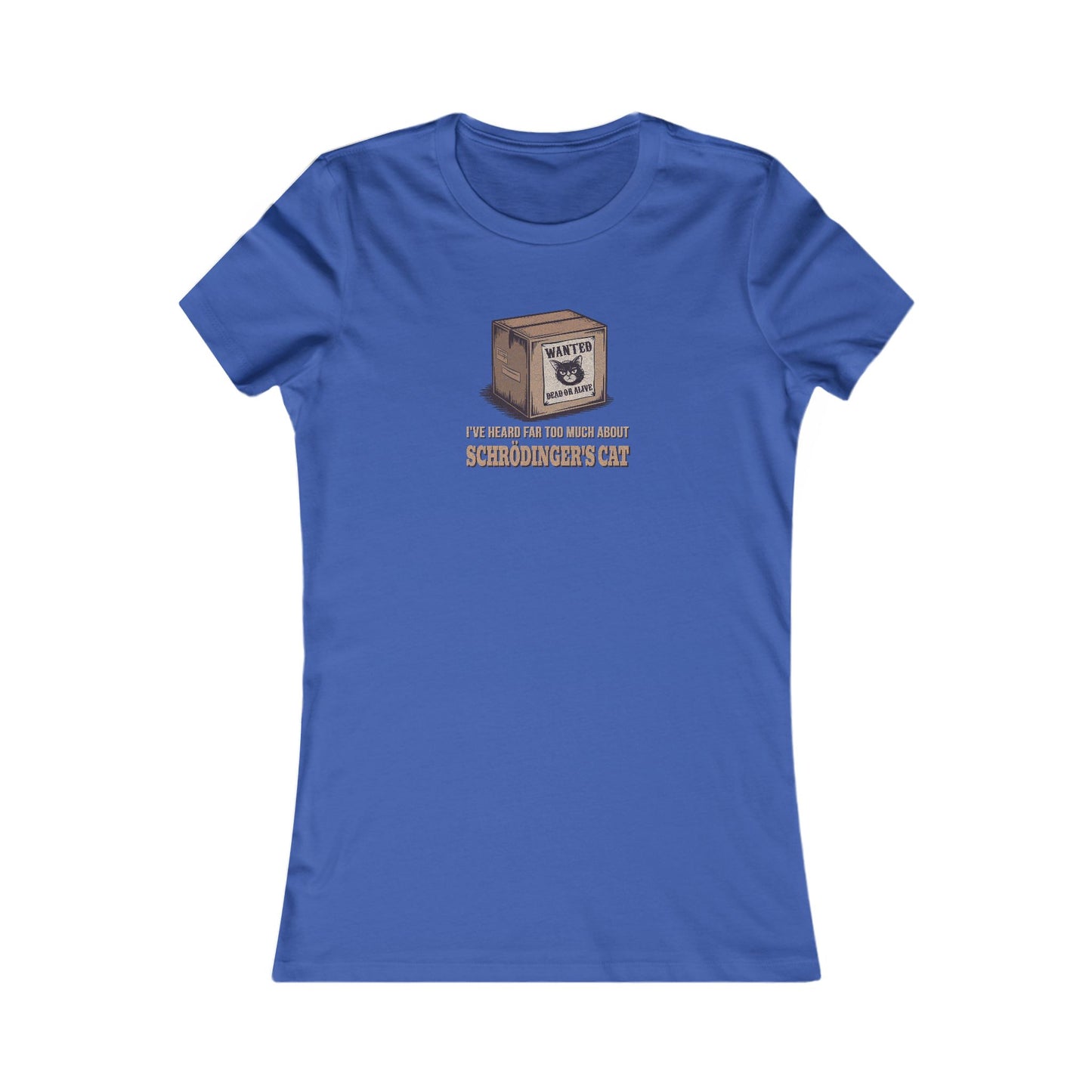 Schrödinger’s Cat — Big Bang Theory Retro Women's Tee (Dark)