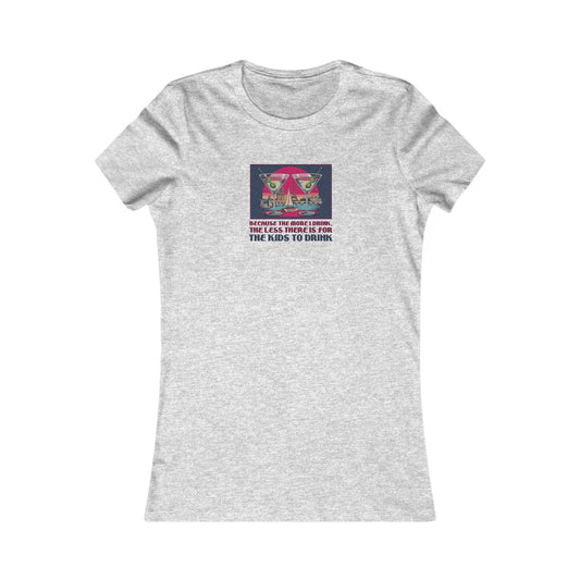 Open Bar (for the Kids) — Friends Retro Women's Tee (Light)