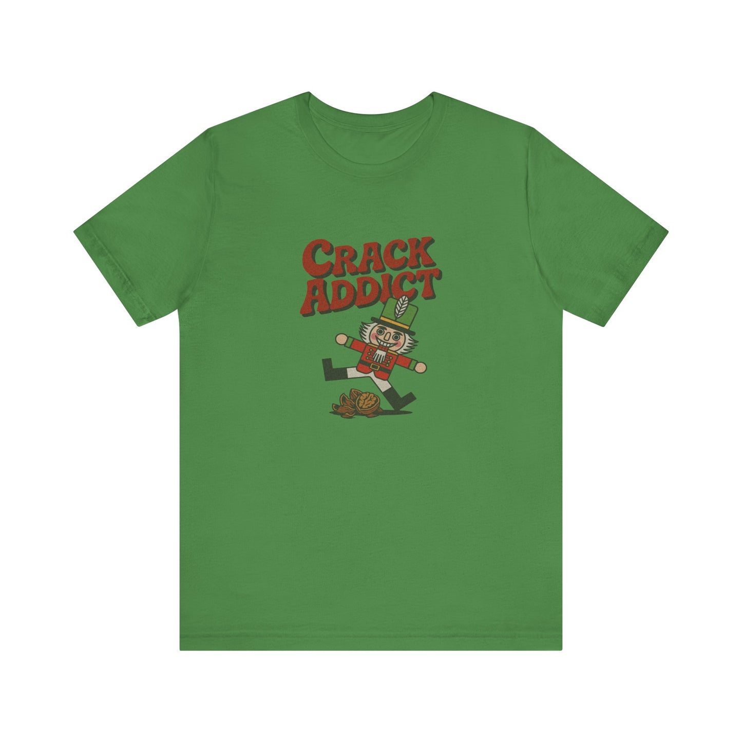 Crack Addict Nutcracker (Unhinged Remix) — Retro Tee (Light)