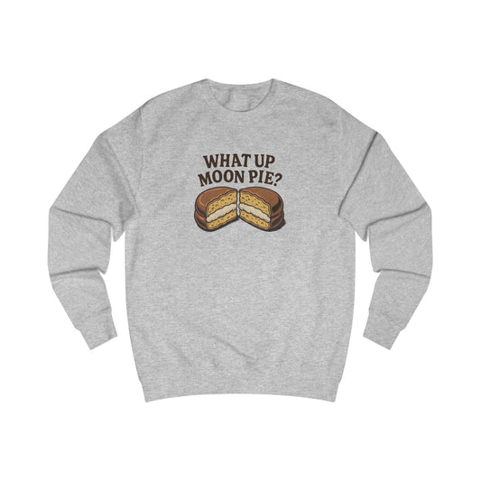 What Up, Moon Pie? — Big Bang Theory Retro Sweatshirt (Light)