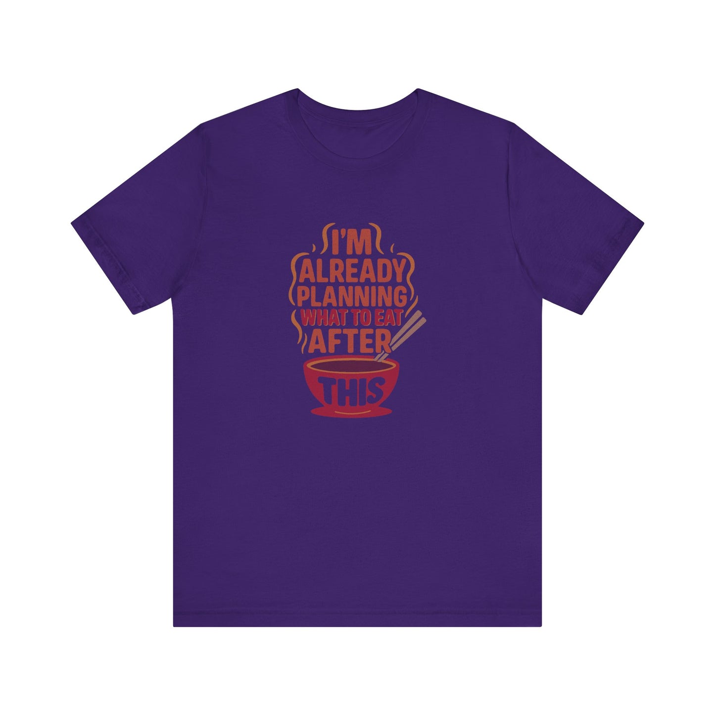 Planning What to Eat After This — Retro Foodie Tee (Dark)