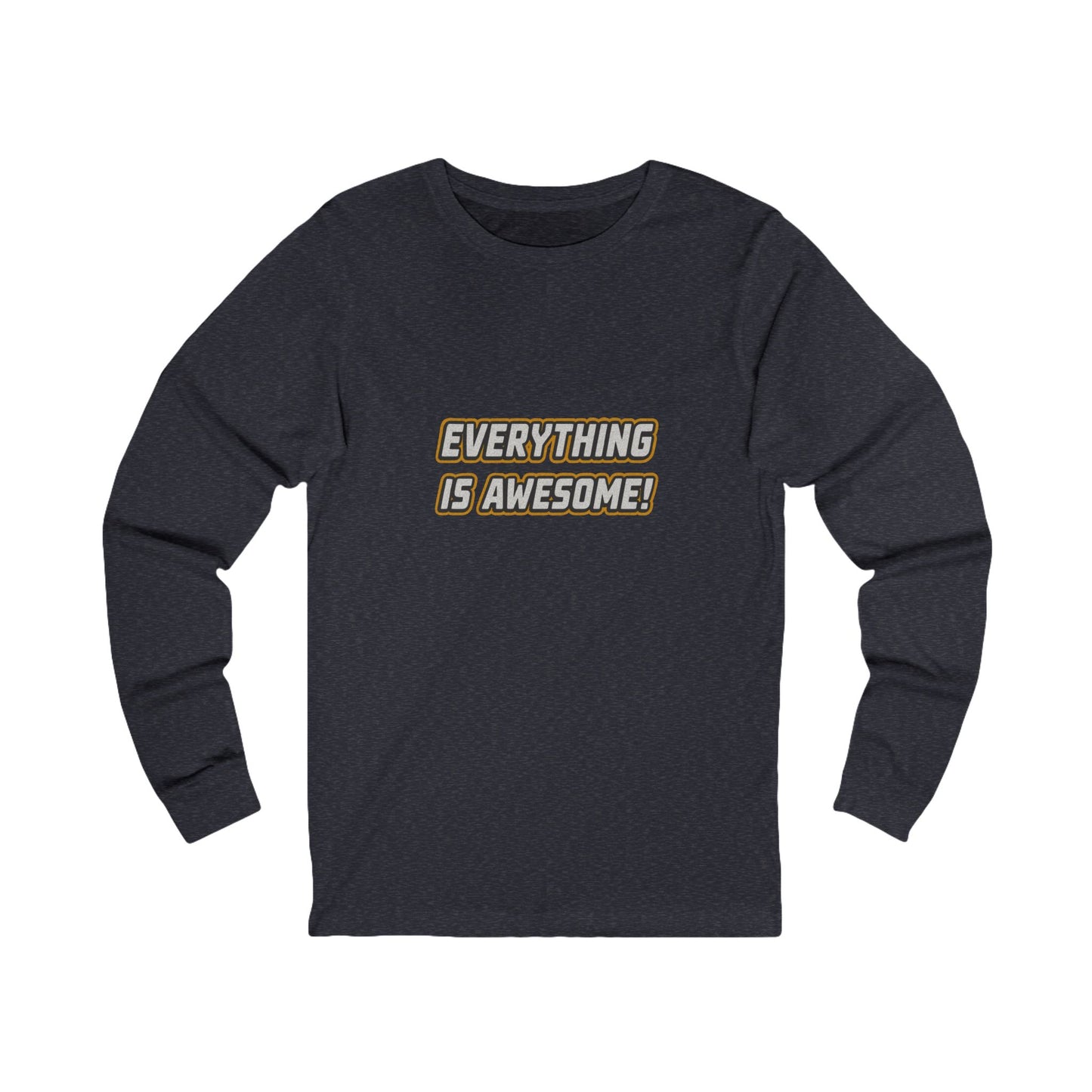 Everything is Awesome! — The LEGO Movie-Inspired Retro Long Sleeve (Dark)