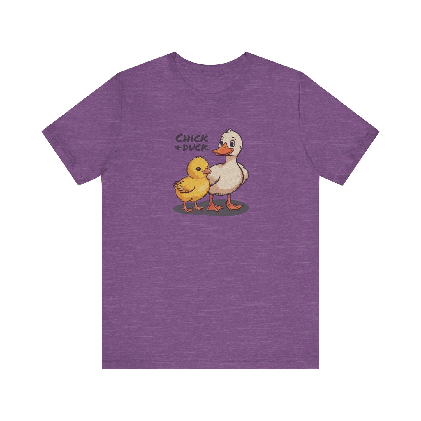 The Chick and the Duck — Friends Retro Tee (Light)