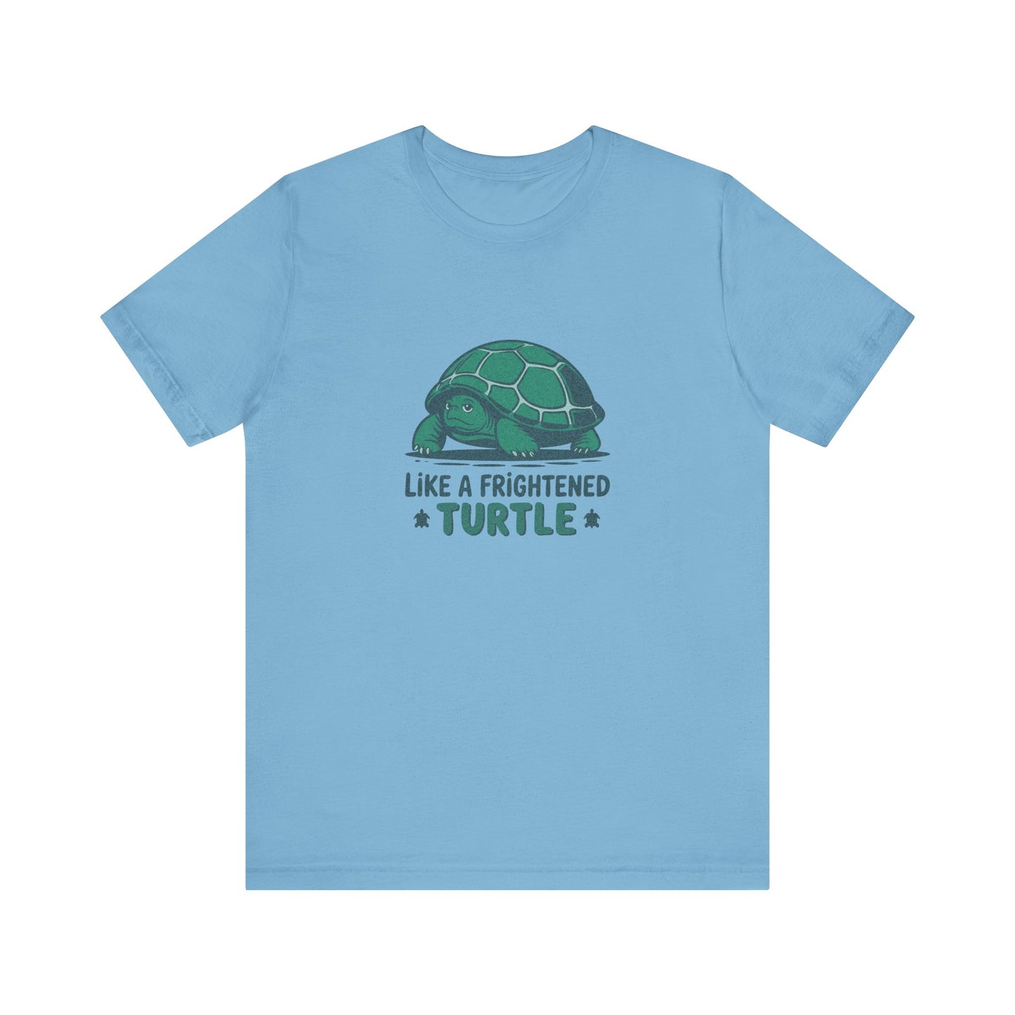 Like a Frightened Turtle — George Costanza Shrinkage Retro Tee (Light)