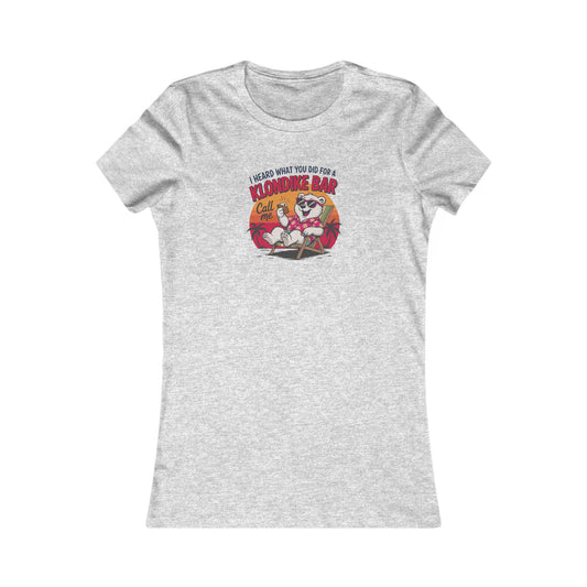 What You Did for a Klondike Bar — Retro Graphic Women's Tee (Light)