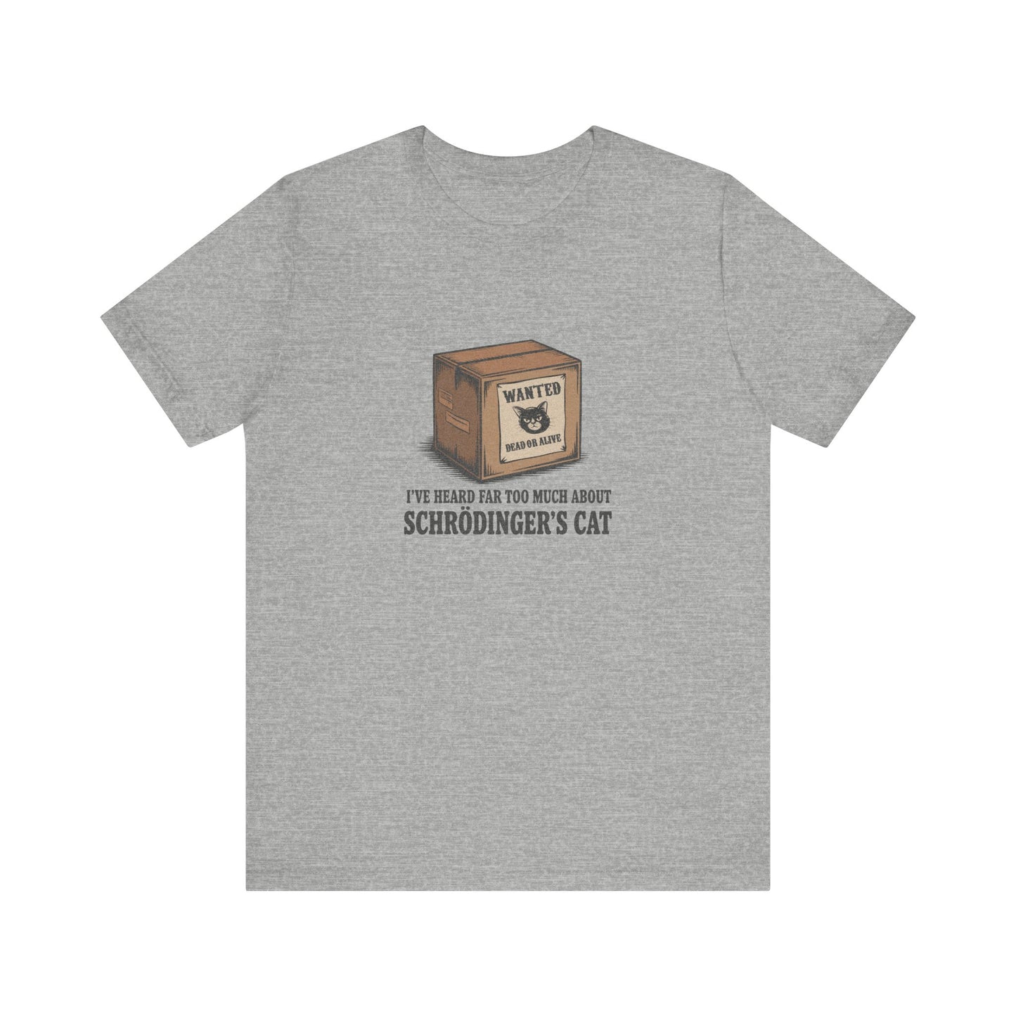 Schrödinger’s Cat — Big Bang Theory Retro Tee (Light)