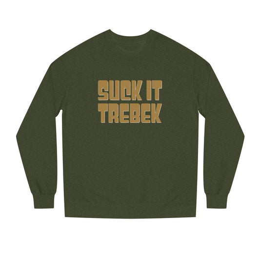 Suck It Trebek — SNL Celebrity Jeopardy Sketch Retro Sweatshirt (Dark)
