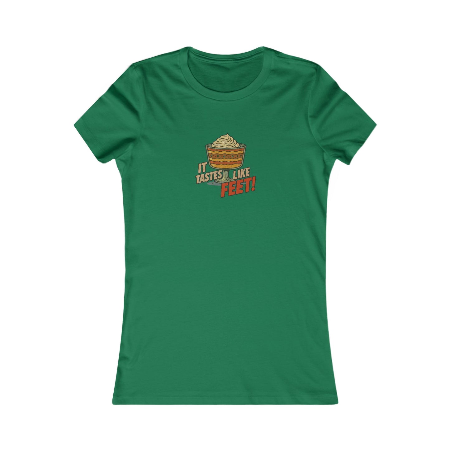 It Tastes Like Feet! — Thanksgiving Trifle Retro Women's Tee (Dark)
