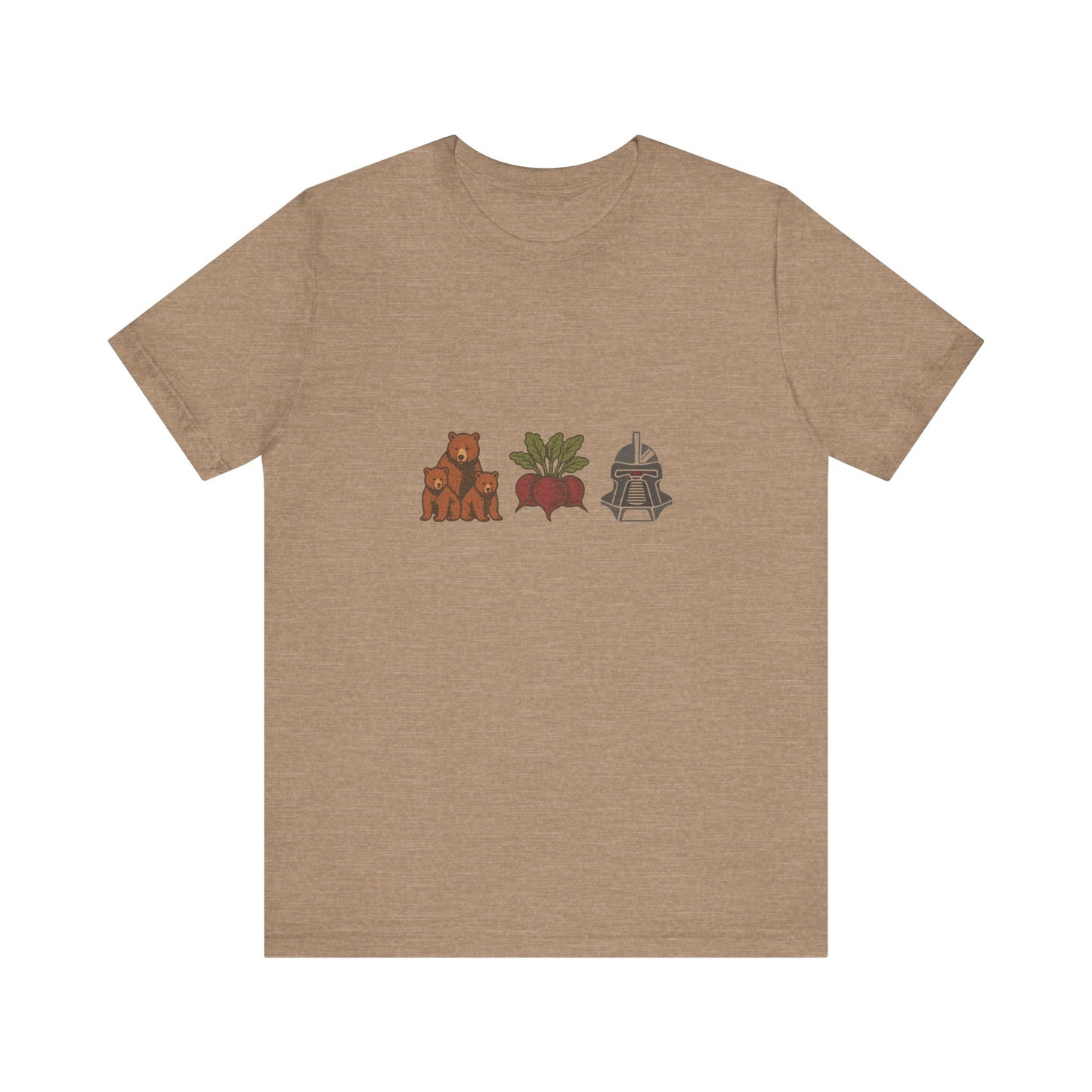 Bears, Beets, Battlestar (Icons) — Retro Tee (Light)