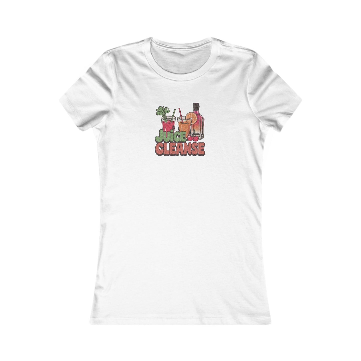 Juice Cleanse Liquid Diet — Boozy Brunch Retro Women's Tee (Light)