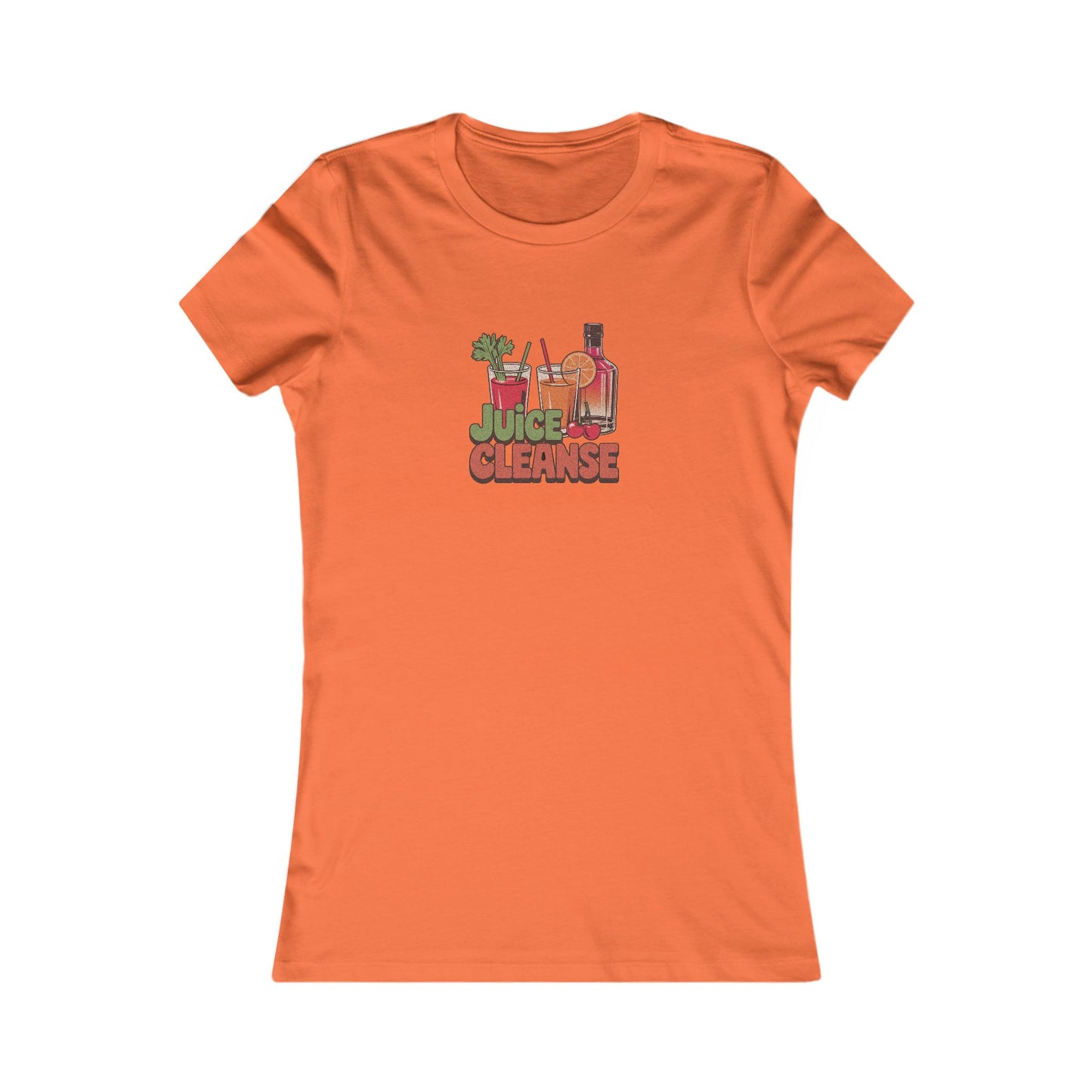 Juice Cleanse Liquid Diet — Boozy Brunch Retro Women's Tee (Light)
