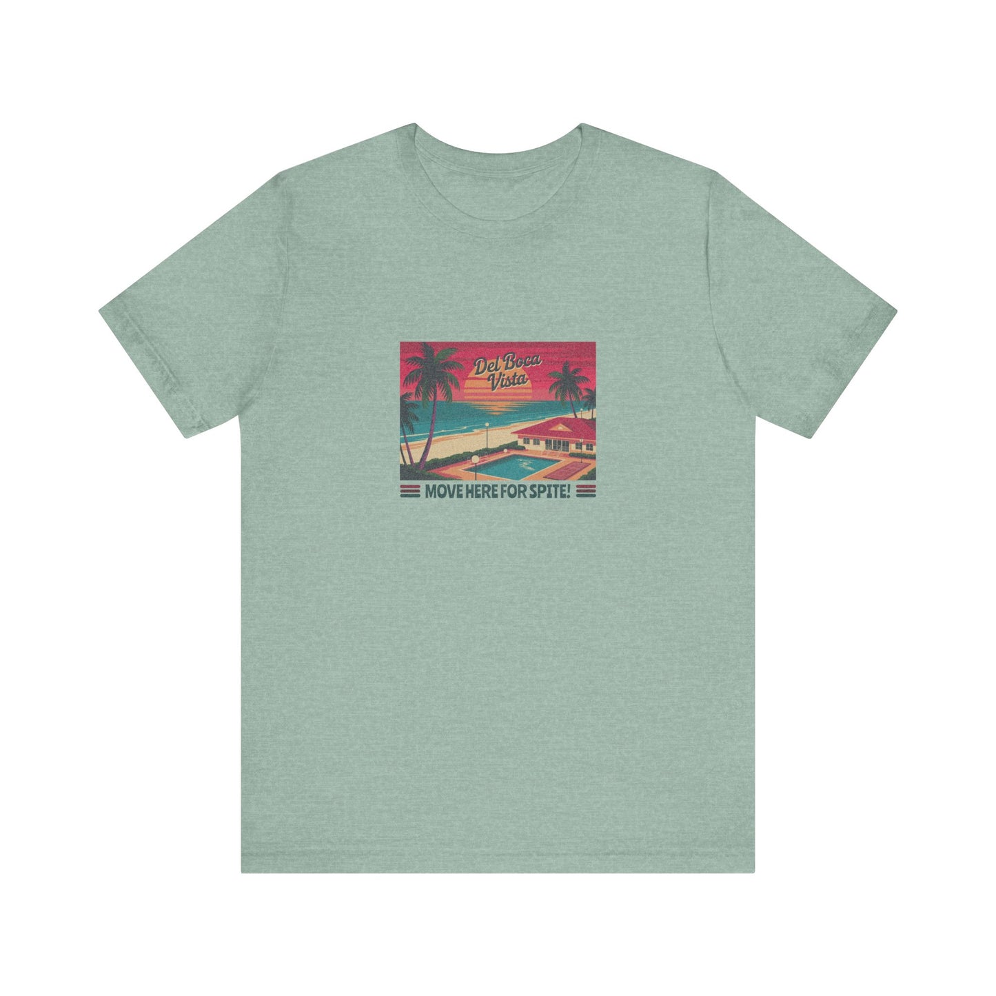 Del Boca Vista (Move Here For Spite!) — Seinfeld Retro Tee (Light)