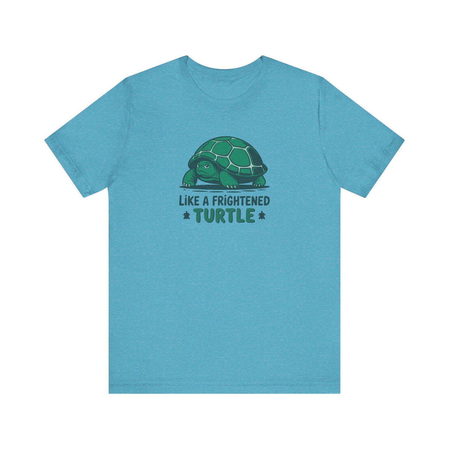 Like a Frightened Turtle — George Costanza Shrinkage Retro Tee (Light)