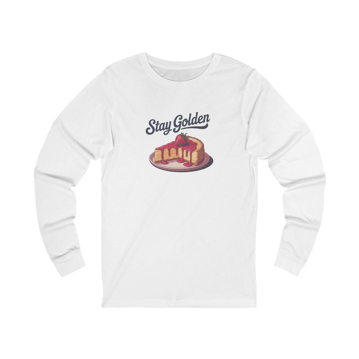 Stay Golden — Retro Cheesecake Graphic Long Sleeve (Light)