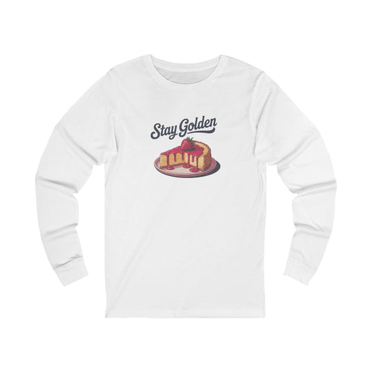 Stay Golden — Retro Cheesecake Graphic Long Sleeve (Light)