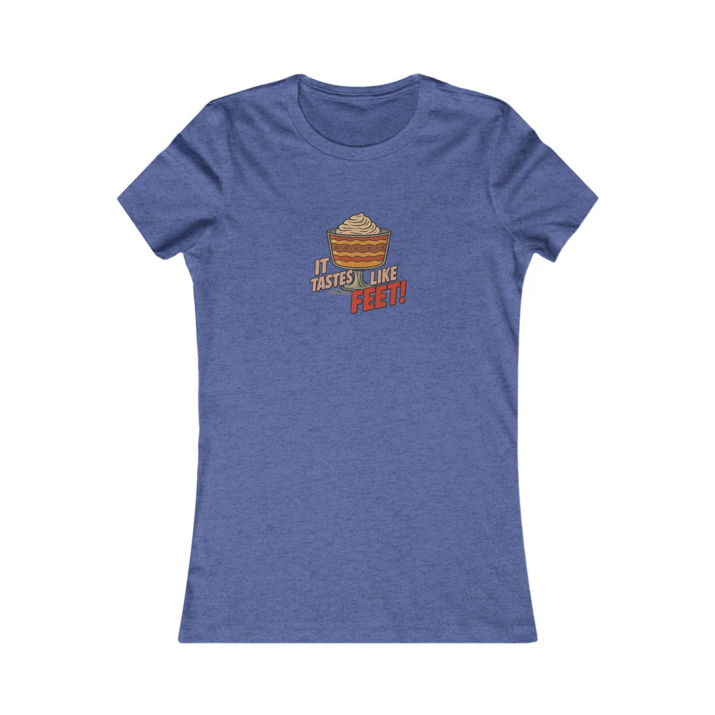 It Tastes Like Feet! — Thanksgiving Trifle Retro Women's Tee (Dark)