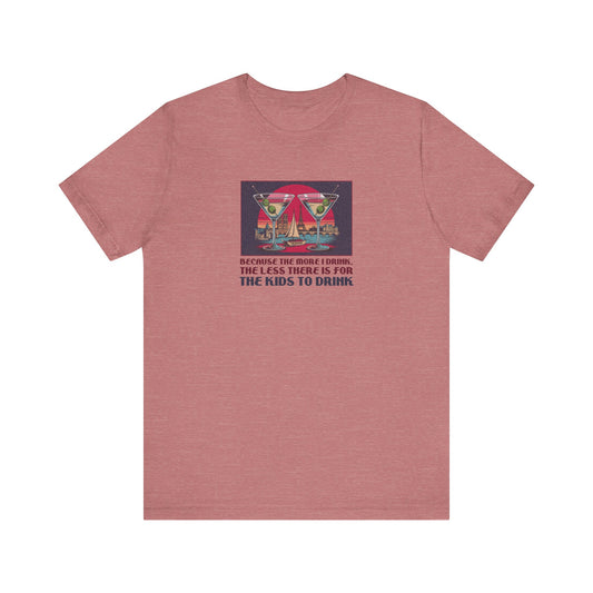 Open Bar (for the Kids) — Friends Retro Tee (Light)