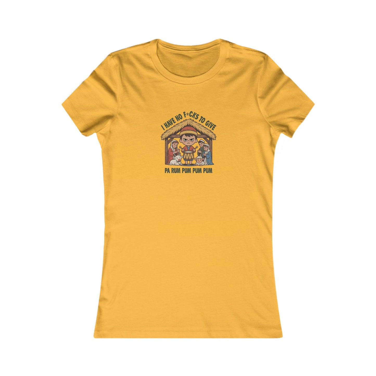 I Have No F*cks to Give — Little Drummer Boy Women's Tee (Light)