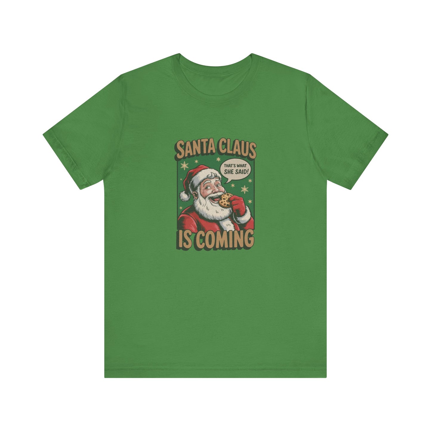 Santa Claus is Coming — Vintage Christmas Tee (Light)