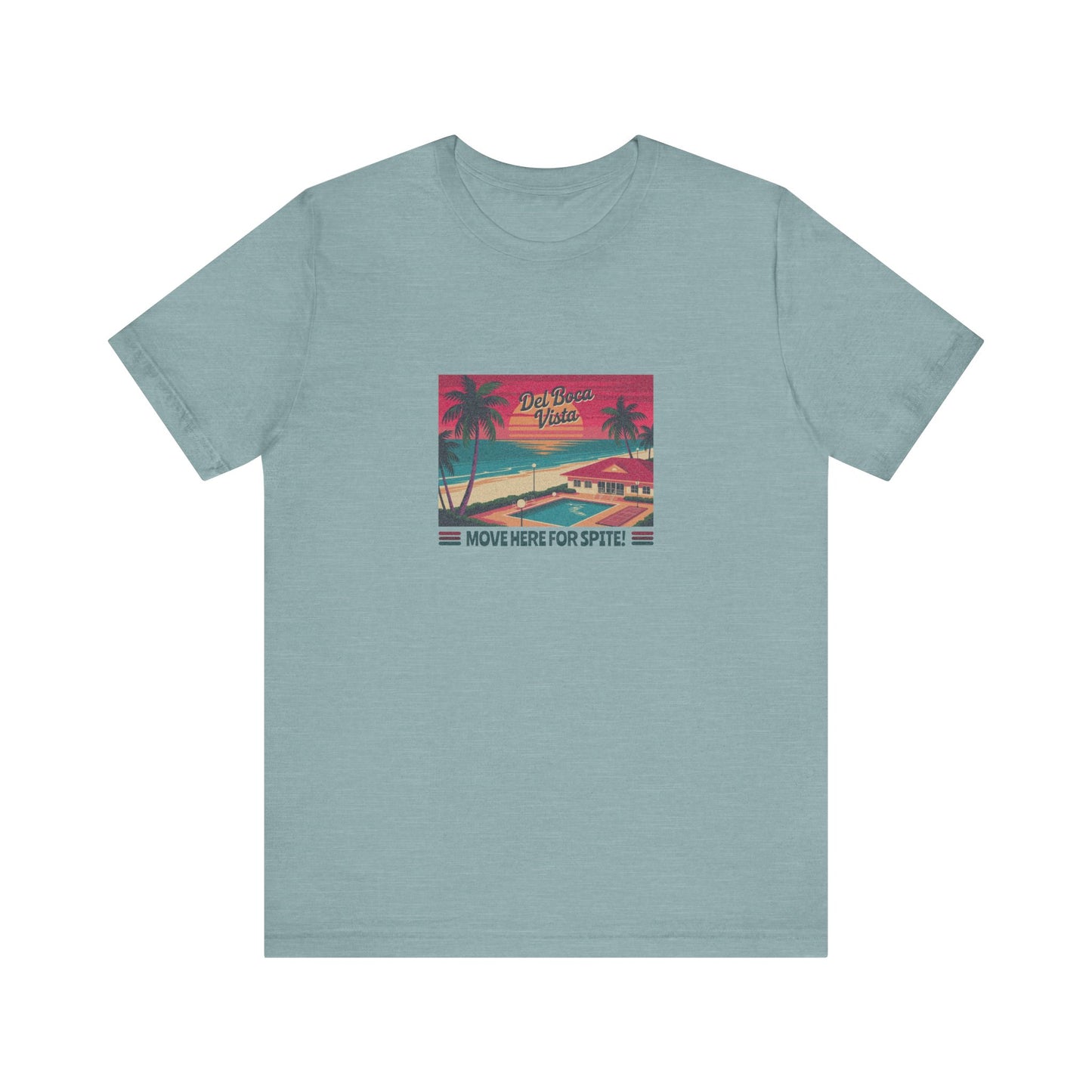 Del Boca Vista (Move Here For Spite!) — Seinfeld Retro Tee (Light)