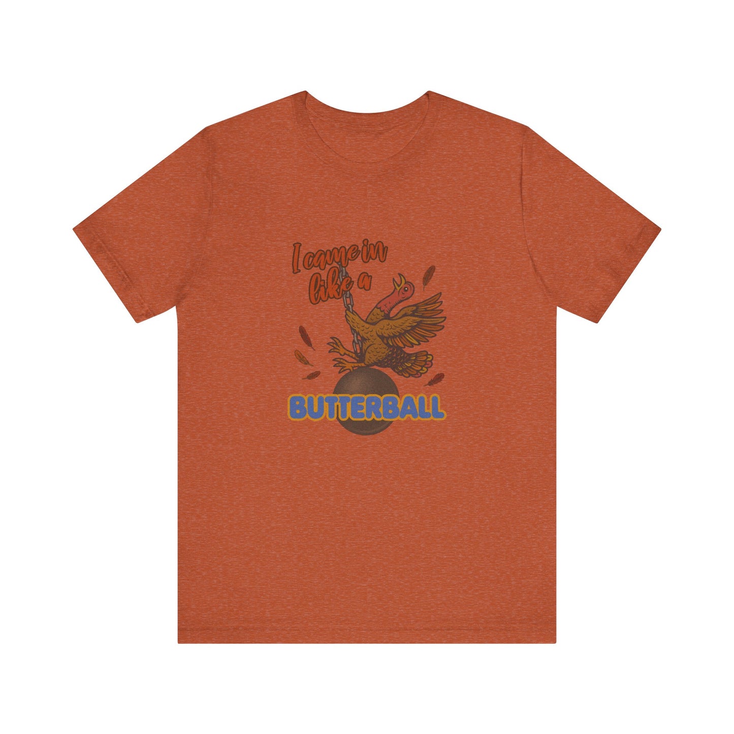 Like a Butterball — Miley Cyrus Thanksgiving Parody Retro Tee (Light)