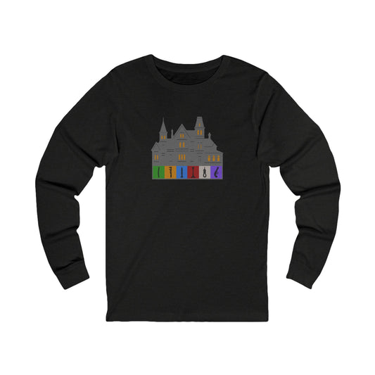 Welcome to Hill House (Off Route 41) — Clue Retro Long Sleeve (Dark)