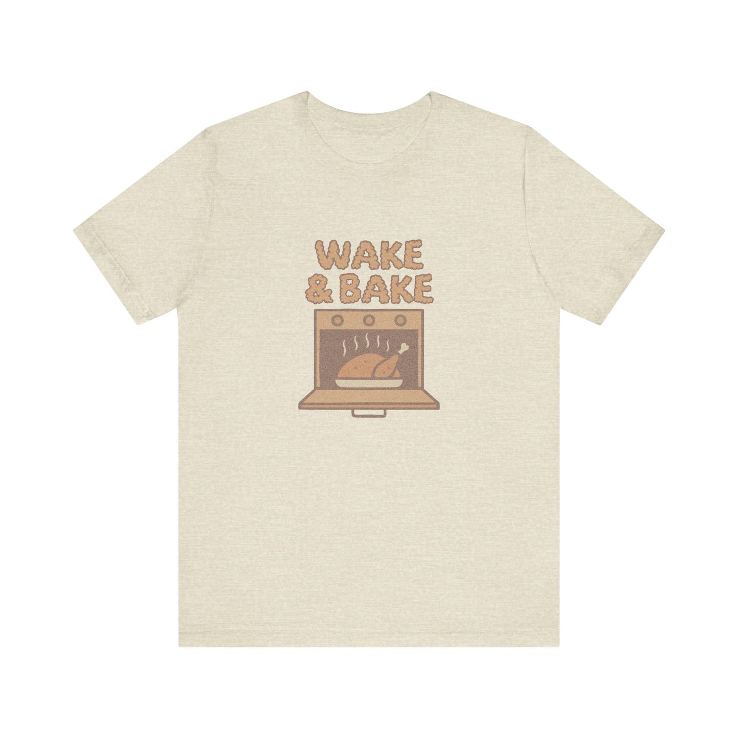 Wake & Bake — Retro Thanksgiving Turkey Tee (Light)
