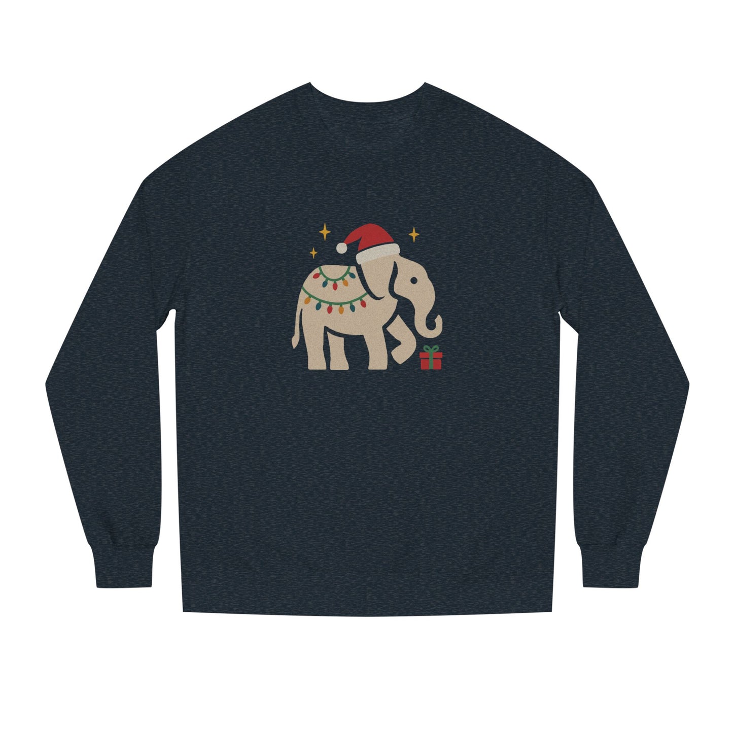 White Elephant Season — Retro Christmas Sweatshirt (Dark)