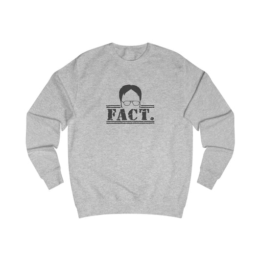 Dwight Schrute FACT. — The Office-Inspired Sweatshirt (Light)