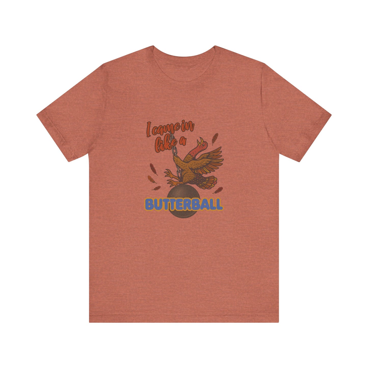 Like a Butterball — Miley Cyrus Thanksgiving Parody Retro Tee (Light)