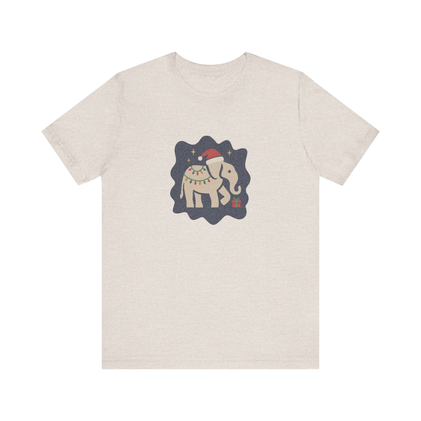 White Elephant Season — Retro Christmas Graphic Tee (Light)