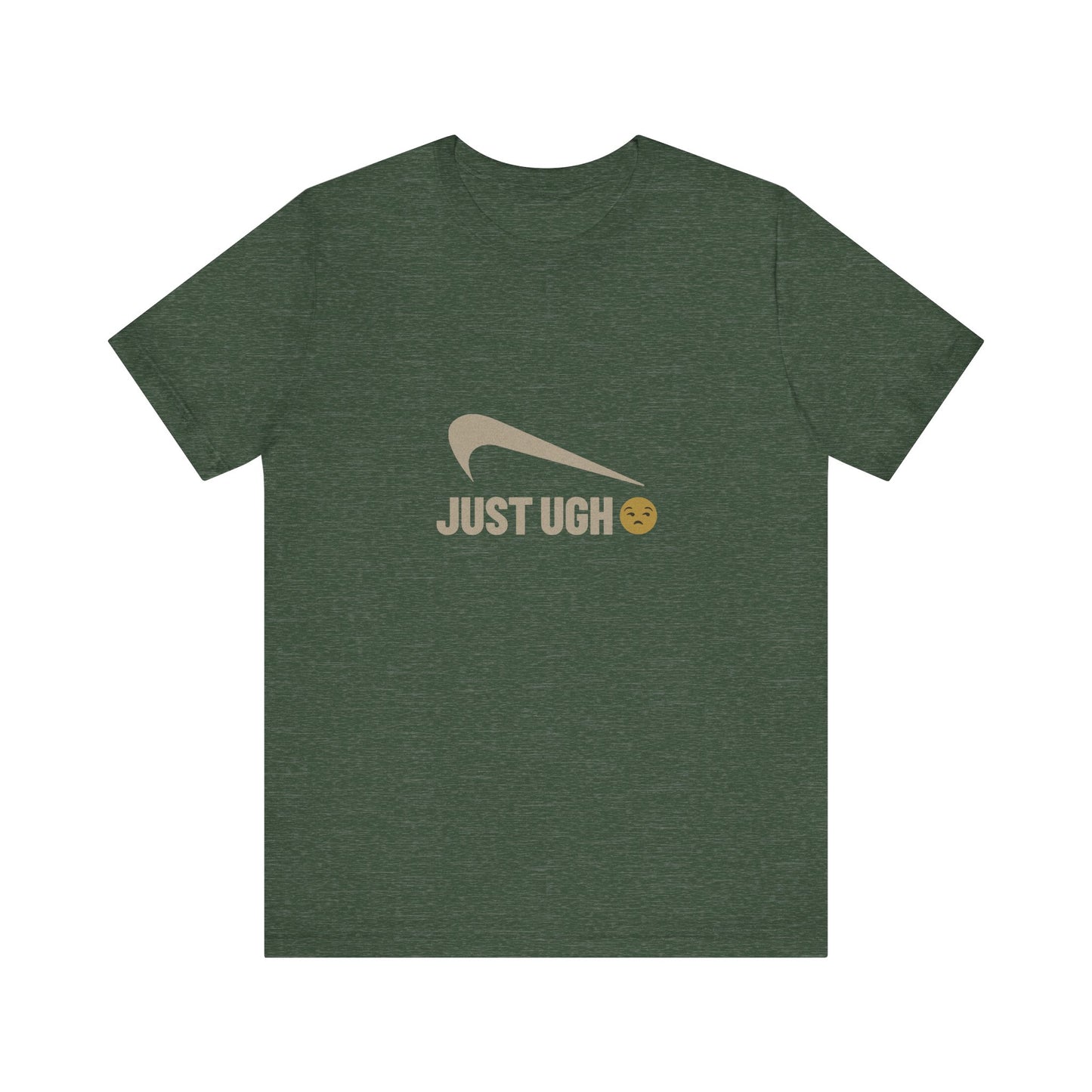 Just Ugh π Athletic Parody β Retro Workout Tee (Dark)