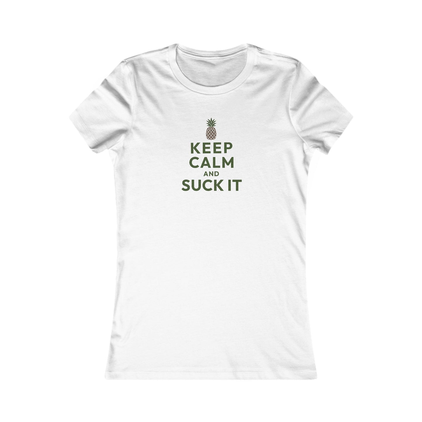 Keep Calm and Suck It — Psych Retro Women's Tee (Light)