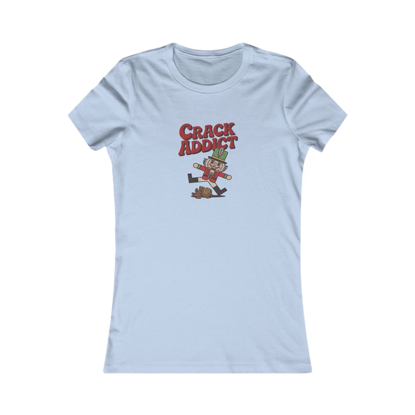 Crack Addict Nutcracker (Unhinged Remix) — Retro Women's Tee (Light)