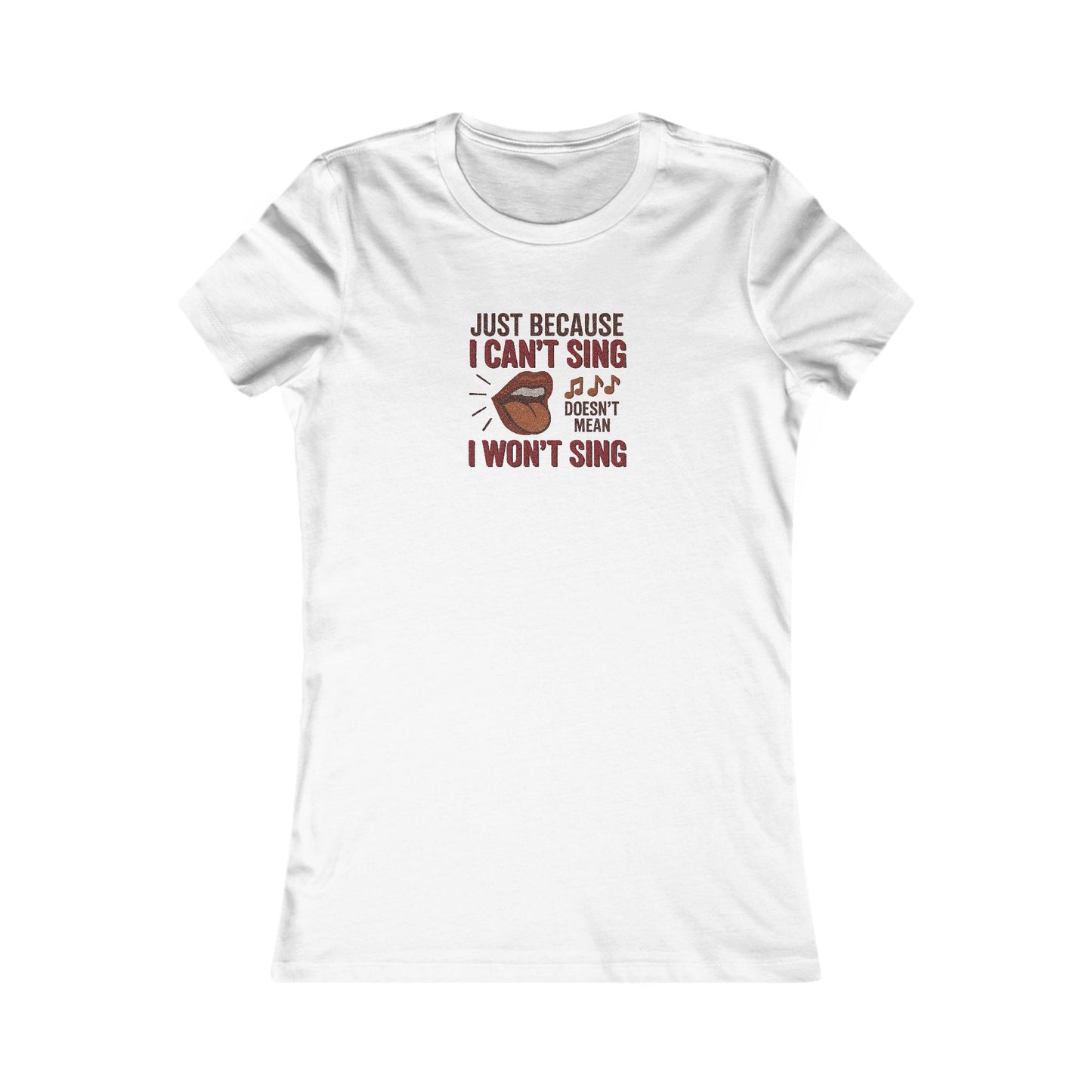 Sing Like Nobody’s Listening — Retro Women's Tee (Light)
