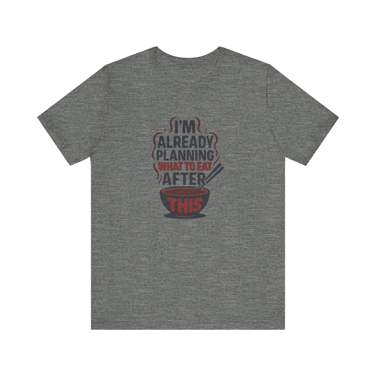 Planning What to Eat After This — Retro Foodie Tee (Light)