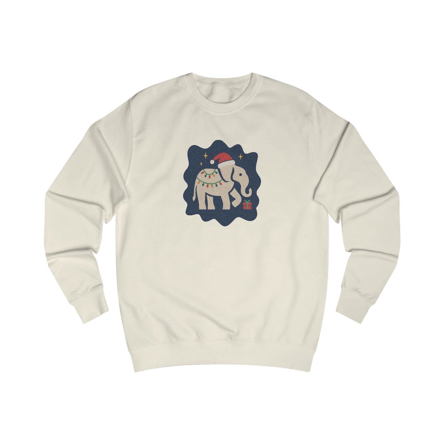 White Elephant Season — Retro Christmas Sweatshirt (Light)