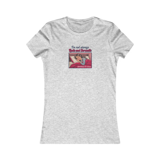 I'm Not Always Rude and Sarcastic — Retro Women's Tee (Light)