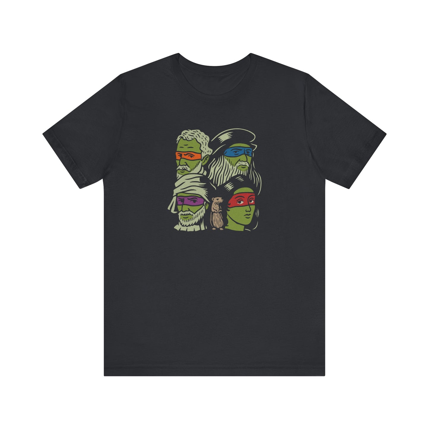 Renaissance Ninja Turtles — TMNT Retro Tee (Dark)