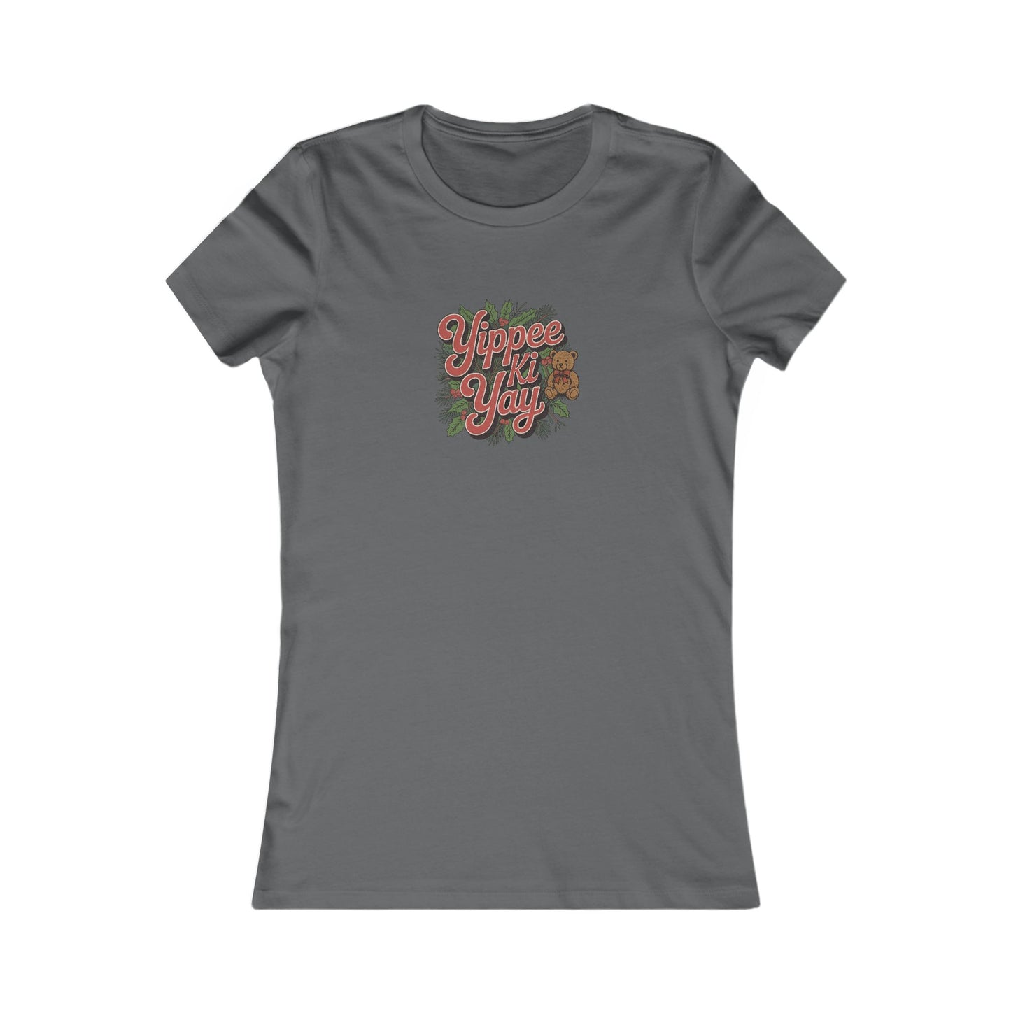 Yippee Ki Yay — Die Hard Retro Christmas Women's Tee (Dark)