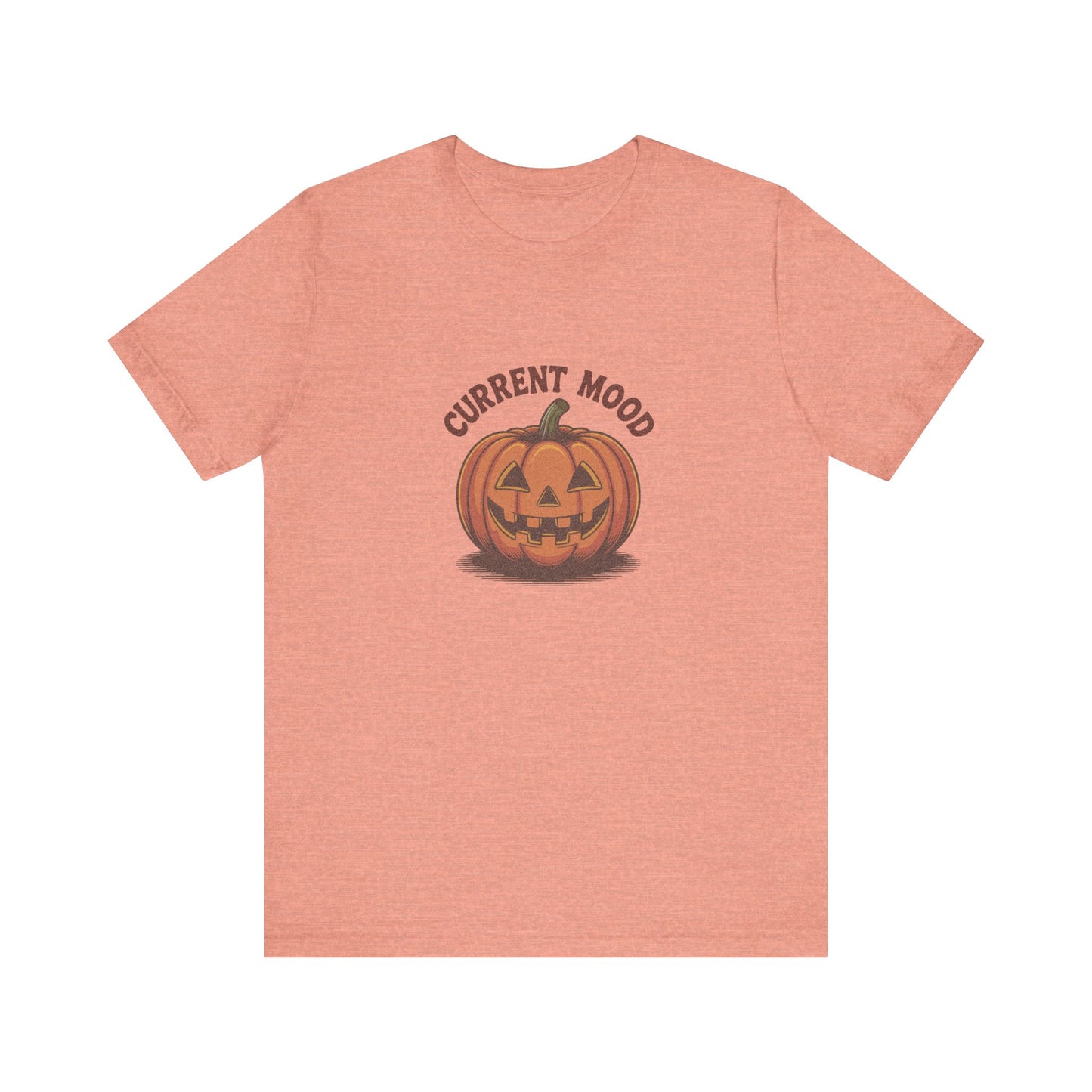 Current Mood (Vintage Jack) — Retro Halloween Tee (Light)