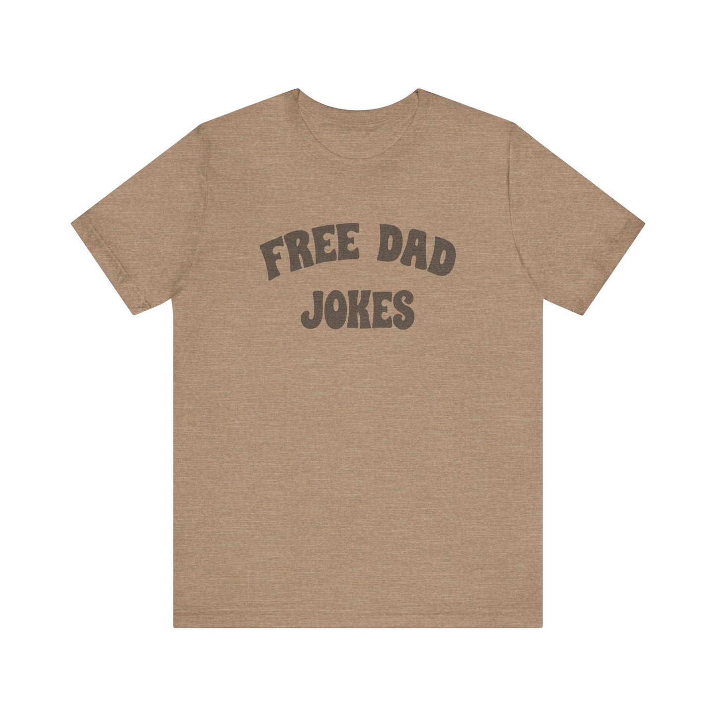 Free Dad Jokes Shirt — Funny Dad Gift, Retro Pun Tee