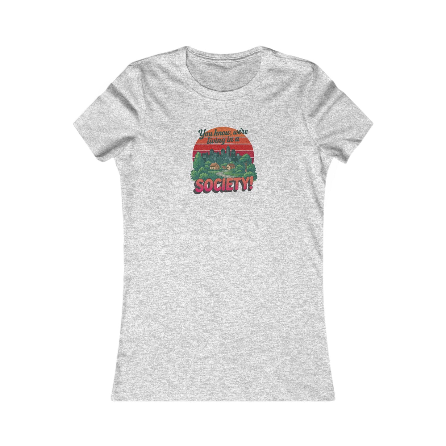 We’re Living in a Society! — Seinfeld Retro Women's Tee (Light)