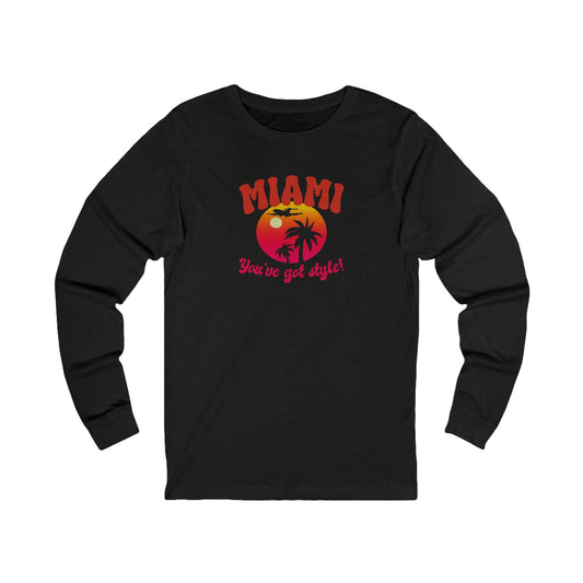 Miami, You've Got Style! — Golden Girls Retro Long Sleeve (Dark)